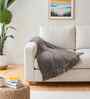 Grey Cotton Throw