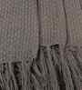 Grey Cotton Throw