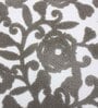 Grey Cotton Textured 18x18 inches Cushion Covers (Set of 2)
