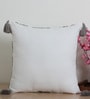 Grey Cotton Textured 18x18 inches Cushion Covers (Set of 2)
