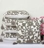 Grey Cotton Textured 18x18 inches Cushion Covers (Set of 5)