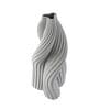 Grey Curvaceous Bloom 3D Vase