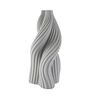 Grey Curvaceous Bloom 3D Vase