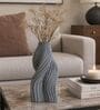 Grey Curvaceous Bloom 3D Vase