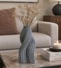 Grey Curvaceous Bloom 3D Vase