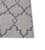 Grey Damask Wool 8 ft x 10 ft Hand Knotted Carpet