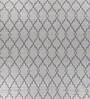 Grey Damask Wool 8 ft x 10 ft Hand Knotted Carpet