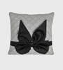 Grey Decorative cushion Cotton 3D Printed Cushion Cover