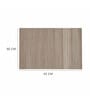 Grey Delcy Rectangular PVC Dining Table Placemat
