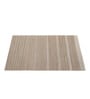 Grey Delcy Rectangular PVC Dining Table Placemat