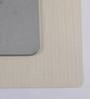 Grey PVC Plain Solid 24x16 Inches Antiskid Bath Mat