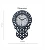 Avilly Grey Grey Engineered Wood Wall Clock