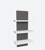 Grey Engineered Wood Wall Shelf