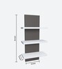 Grey Engineered Wood Wall Shelf