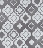Gharana (60x60) Grey & White Cotton (Set of 6) Table Linen Set