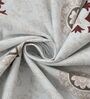 Grey Ethnic Print 180 TC Cotton King Bedhseet 2 pillow covers