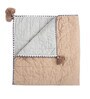 Grey Ezra Cotton Reversible Kids Comforter