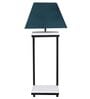 Faraday Grey Fabric Shade Shelf Floor Lamp With Wood Base