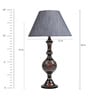 Grey Fabric Table Lamp