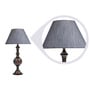 Grey Fabric Table Lamp