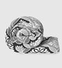 Grey Patterned 144 TC Cotton (Set of 4) Double Bed Bedding Sets