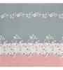 Grey Floral 144 TC Cotton Queen Sized Bedsheet Bedsheet 2 Pillow Rose Collection