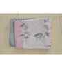 Grey Floral 144 TC Cotton Queen Sized Bedsheet Bedsheet 2 Pillow Rose Collection