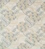 Grey Floral 160 TC Cotton Fitted Double Bedsheet with 2 pillow cover