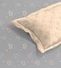 Grey Floral 160 TC Microfiber Single Sized Bedsheet with 1 Pillow Cover Petal Harmony Collection