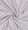 Grey Floral 186 TC Cotton Single Bedsheet with 1 Pillow cover