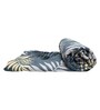 Grey Floral 300 TC Glaze Cotton 4 Pieces Bedding Set Luxury Collection