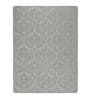 Grey Microfibre Damasc 5 x 7 Feet Hand Tufted Carpet