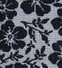 Grey Floral Polyester AntiSkid Bathmat