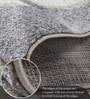 Grey Floral Polypropylene 5 ft x 2.5 ft Machine Made Runner