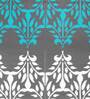 Grey Floral Polyproylene 4 ft x 6 ft Machine Made Picnic Mat