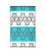 Grey Floral Polyproylene 4 ft x 6 ft Machine Made Picnic Mat