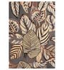 Grey Floral Wool 3 ft x 5 ft Hand Tufted Carpet