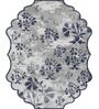 Grey Floral Wool 4 ft x 6 ft Hand Knotted Carpet