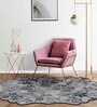 Grey Floral Wool 4 ft x 6 ft Hand Knotted Carpet