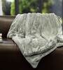Grey Fluffy Fur Polyester Single Duvet Covers Folklore Collection