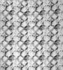 Grey Geometric 144 TC Cotton Queen Sized Bed Sheets with 2 Pillow Covers