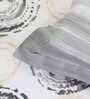 Grey Geometric 144 TC Cotton Queen Sized Bed Sheets with 2 Pillow Covers