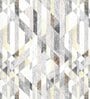 Grey Abstract 150 TC Cotton Queen Sized Bed Sheets with 2 Pillow Covers