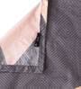 Grey Geometric 210 TC Cotton 1 Single Bedhseet with 1 Pillow Cover