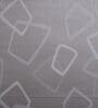 Grey Geometric 400 TC Cotton Queen Size Flat Bedsheet With 2 Pillow Covers