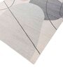 Grey Geometric 4X6 Machine Made Carpet Grey Geometric 4X6 Machine Made Carpet