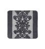 Grey Traditional Microfibre 19x27 Inches AntiSkid (Set of 2) Bath Mats