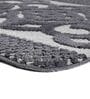 Grey Traditional Microfibre 19x27 Inches AntiSkid (Set of 2) Bath Mats