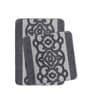 Grey Traditional Microfibre 19x27 Inches AntiSkid (Set of 2) Bath Mats