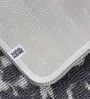 Grey Traditional Microfibre 19x27 Inches AntiSkid (Set of 2) Bath Mats